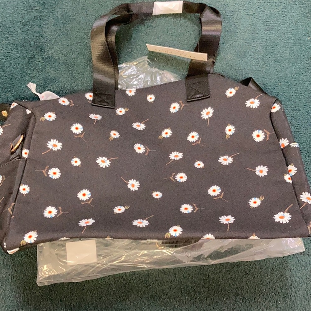 Alice +Olivia Duffel Bag Daisy Print